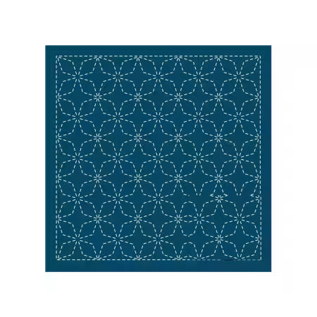 KAKU-SHIPPO Navy - SASHIKO Olympus SAMPLER TRADITIONAL JAPANESE DESIGN