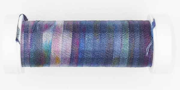 100% Fine Silk Ribbon, Hand Dyed by Tentakulum Painters Threads in RENOIR