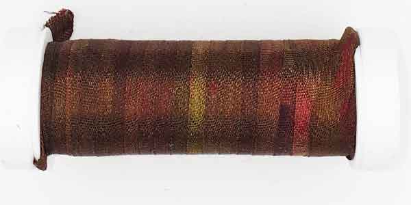 100% Fine Silk Ribbon, Hand Dyed by Tentakulum Painters Threads in KLEE