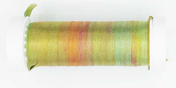 100% Fine Silk Ribbon, Hand Dyed by Tentakulum Painters Threads in GRANDMA MOSES