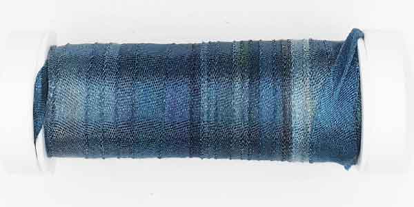 100% Fine Silk Ribbon, Hand Dyed by Tentakulum Painters Threads in WATERHOUSE