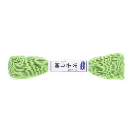 "YELLOW-GREEN #6" Sashiko Thread by Olympus