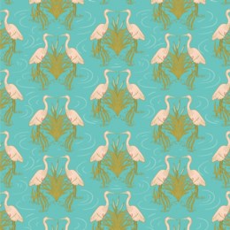 "EGRET DANCE DAYBREAK #STW-36608" AGF (Art Gallery Fabrics)