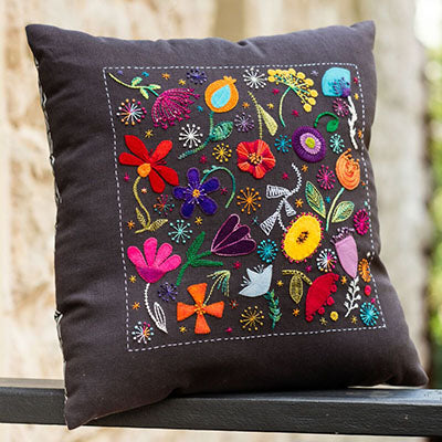 "SCATTERED FLOWERS CUSHION" Workshop