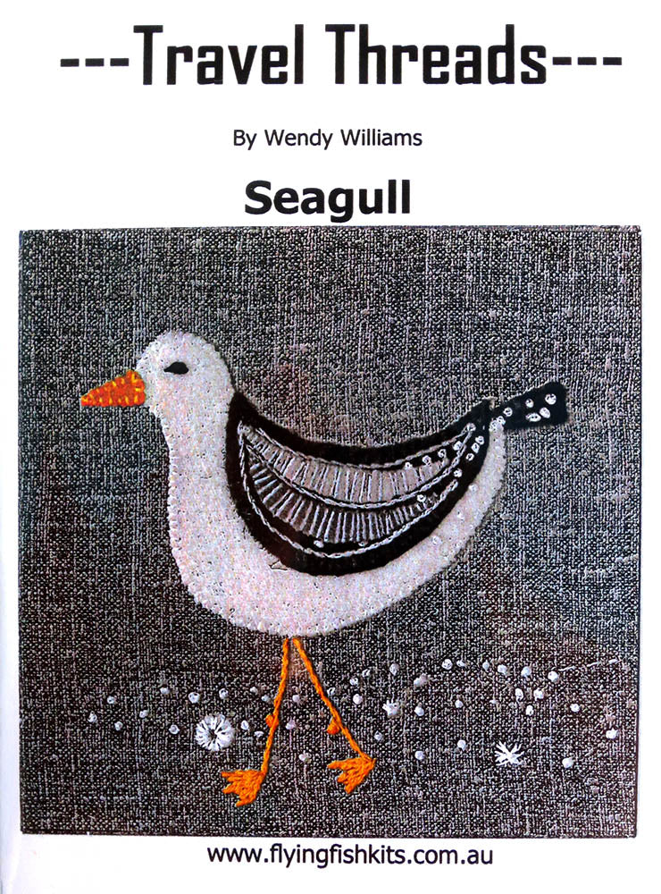 Travel Threads - Seagull Applique Pattern & Bundles - The Needle & Thread Emporium