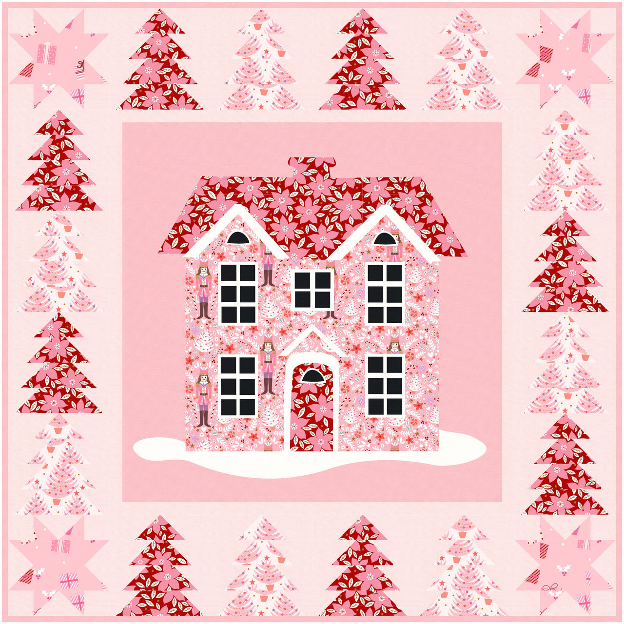 "Sugar Plum Palace" Quilt Pattern, Christmas by COACH HOUSE DESIGNS