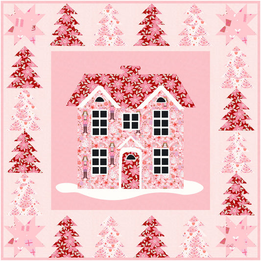 "Sugar Plum Palace" Quilt Pattern, Christmas by COACH HOUSE DESIGNS