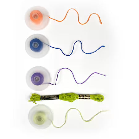 "Floss Bobbins" by Gypsy Quilter, Floss storage