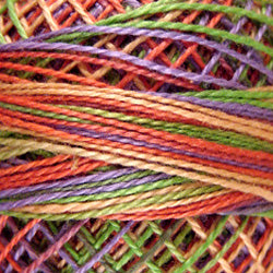 V21-Chimney Sparks, Variegated, Perle Cotton 8, Valdani