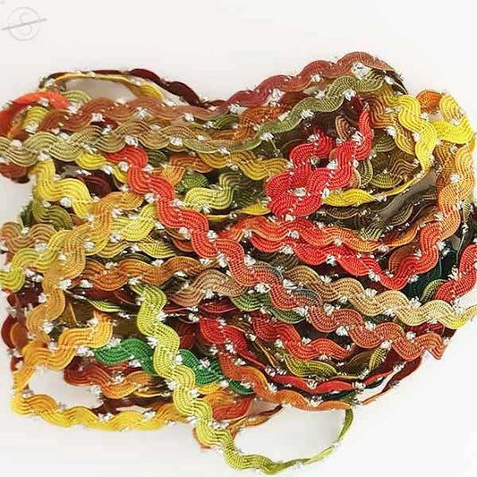 "MACKE" Ric Rac, Hand Painted, Painters Threads