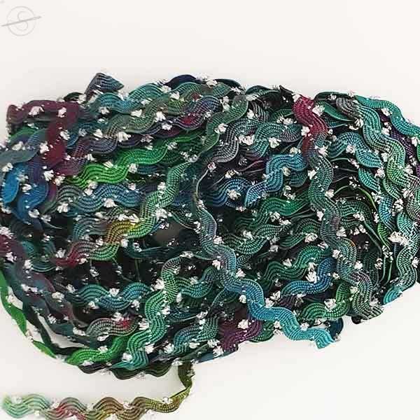 Hand Dyed Ric Rac “CHAGALL” HAnd DYed Viscose Ric-Rac Painters Threads – The Needle ...