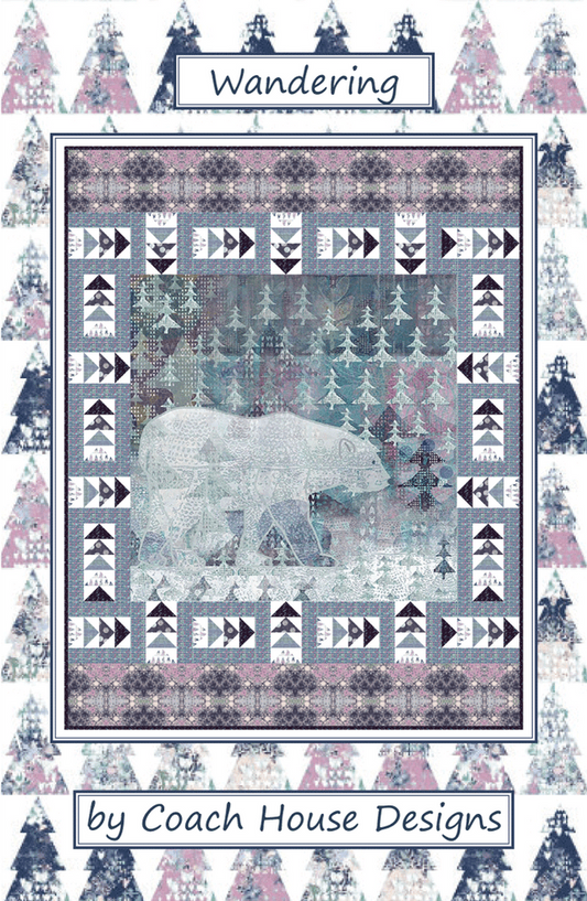 Wandering Quilt Pattern by Coach House Designs, Christmas, Winter