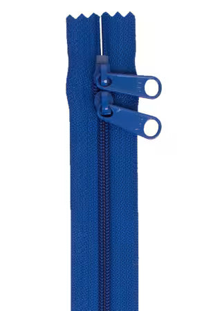 "BLASTOFF BLUe" Double SLide Zipper, 30in, ByAnnie