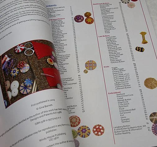 BUTTONS: A Passementerie workshop manual :: by Gina Barrett:: GINA-B SILKWORKS