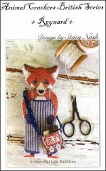 Reynard: ANIMAL CRACKER SERIES by Stacy Nash Designs, Cross Stitch Pattern