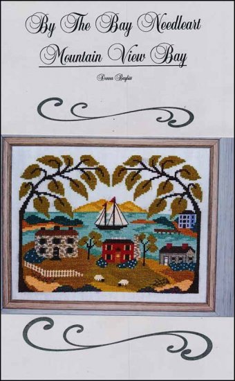 "Mountain View By The Bay, By The Bay Needleart, Counted Cross Stitch Pattern