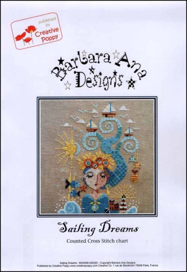 "SAILING DREAMS", Barbara Ana Designs, Cross Stitch Pattern