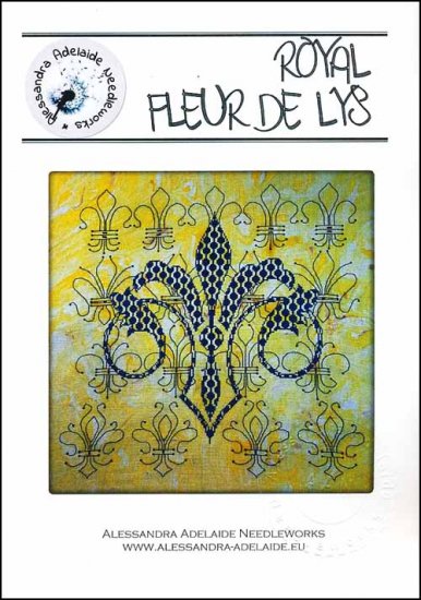 "ROYAL FLEUR DE LYS" by Alessandra Adelaide Needleworks, Counted Cross Stitch Pattern