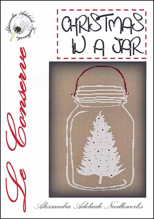 "CHRISTMAS IN A JAR" Alessandra Adelaide Needleworks, Cross Stitch Pattern