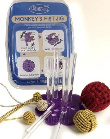 Total Trimmings Project Book, 2nd Edition & Monkey Fist Jig :: Decorative Knotting :: Gina-B Silkworks :: Gina Barrett