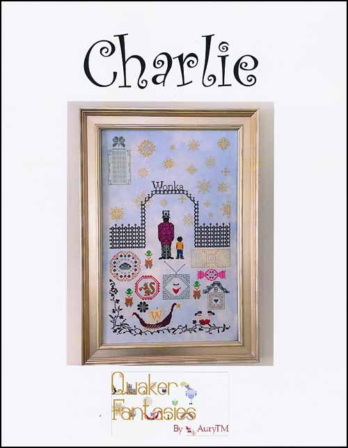 "CHARLIE" Quaker Fantasies by AURY TM, Cross Stitch Pattern
