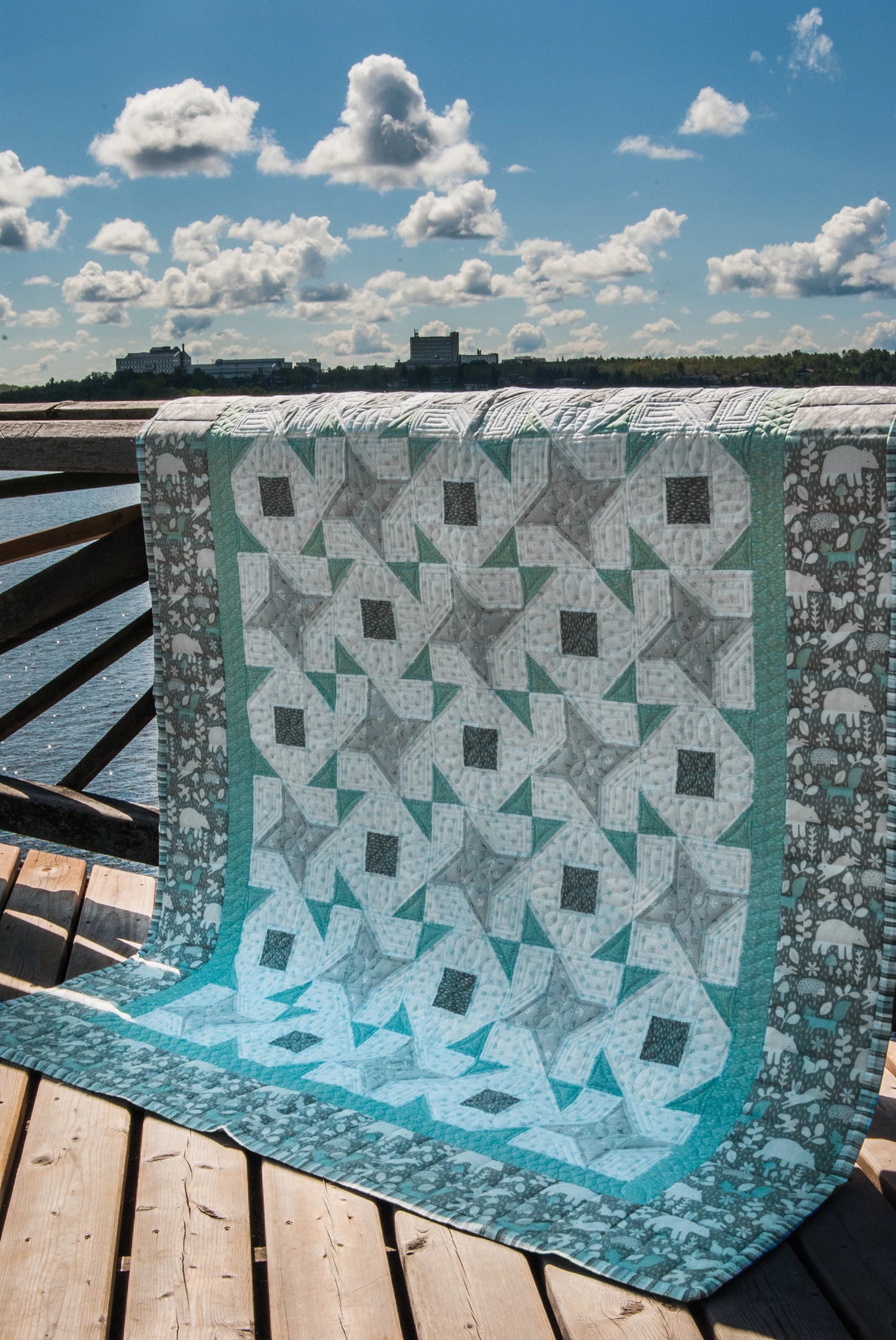 "HARMONY" Quilt Pattern by Carla Alexiuk, Youth Quilt, Twin Quilt