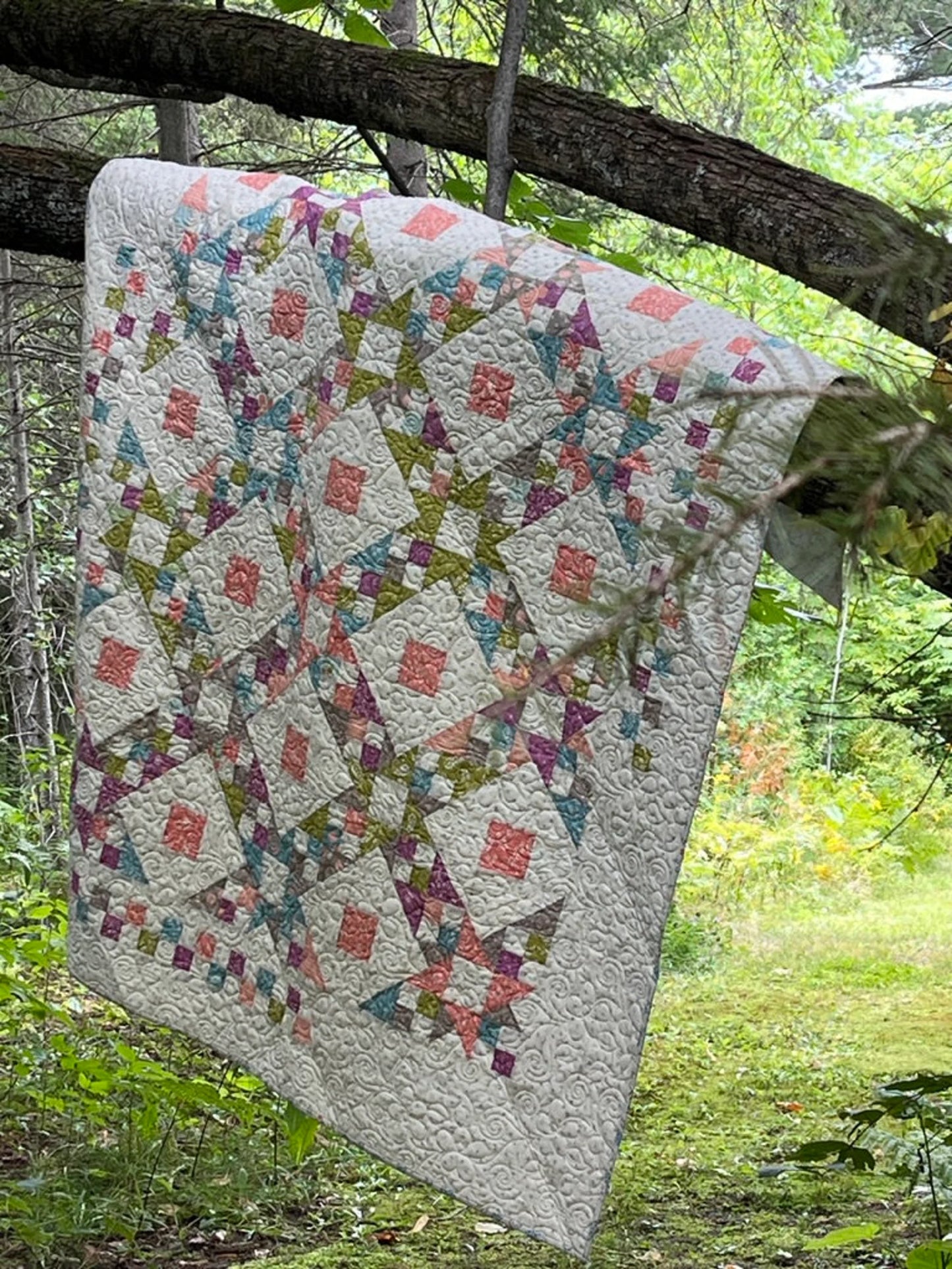 "PATHWAY TO SPRING" by Carla Alexiuk for Island Batiks, Studio 180