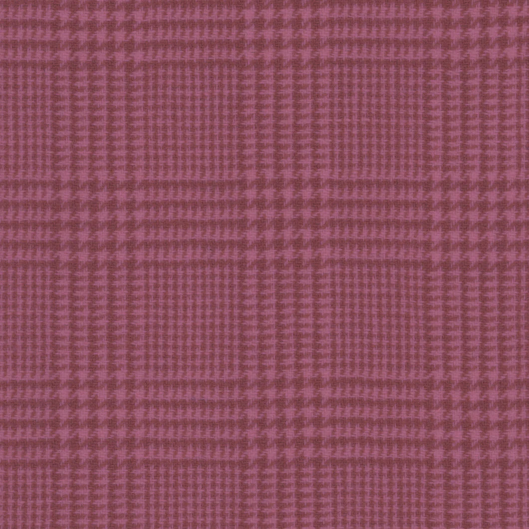 Dogwood Rose Glen Check Hand Dyed Wool by Sue Spargo
