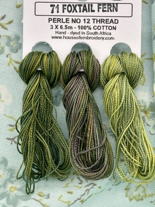 PC12 HofE #71 Foxtail Fern - The Needle & Thread Emporium