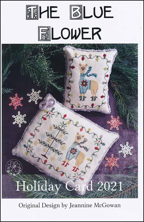 Holiday Card 2021 by The Blue Flower "Alpaca"