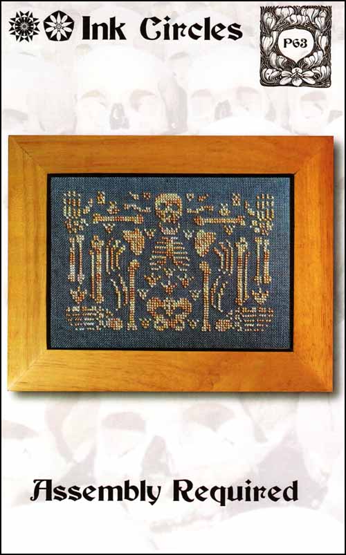 "ASSEMBLY REQUIRED" by Ink Circles, Counted Cross Stitch Pattern