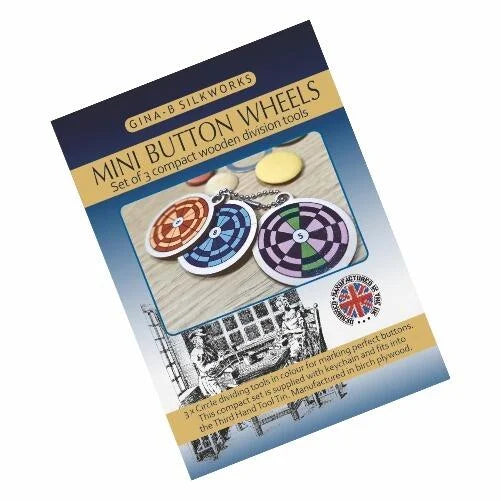 Mini Button Wheels-Mini Radial Division Tools, GINA-B SILKWORKS