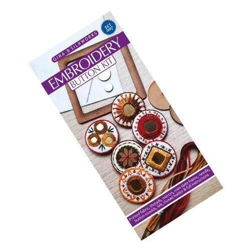 SHISHA :: Embroidery Button Kit :: Gina-B Silkworks