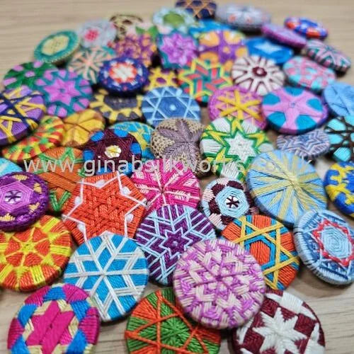 Passementerie Star Buttons Book :: Making Buttons :: by Gina Barrett :: Gina-B Silkworks