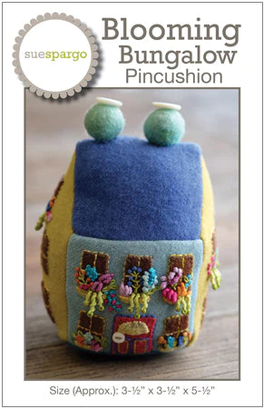 Sue Spargo - Blooming Bungalow Pincushion - The Needle & Thread Emporium