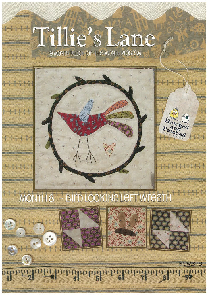 Tillie's Lane Quilt Pattern by Hatched and Pateched