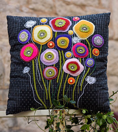 Wallflower Cushion Pattern - The Needle & Thread Emporium