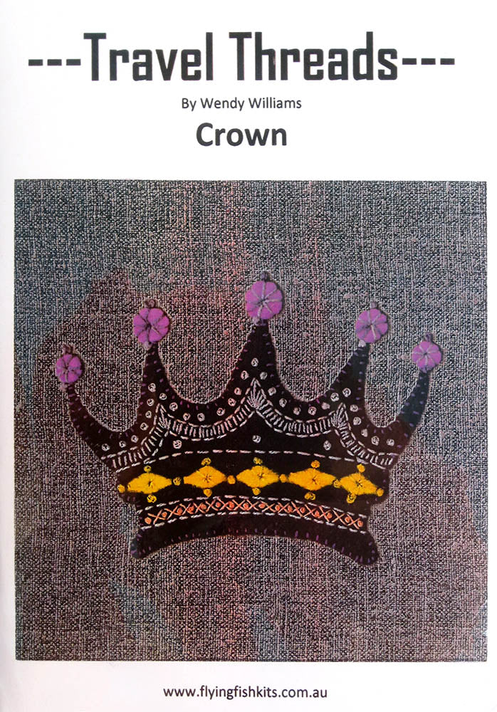 Travel Threads - Crown Applique Pattern & Bundles - The Needle & Thread Emporium